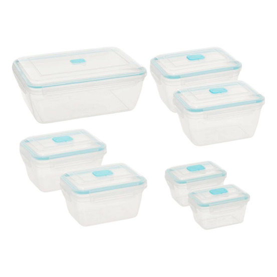 Lot de 7 boîtes de conservation