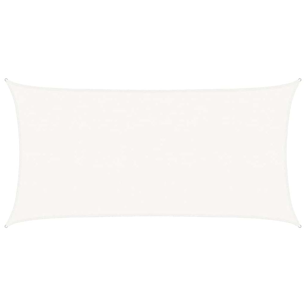 Voile d'ombrage 160 g/m² blanc 2,5x5 m pehd