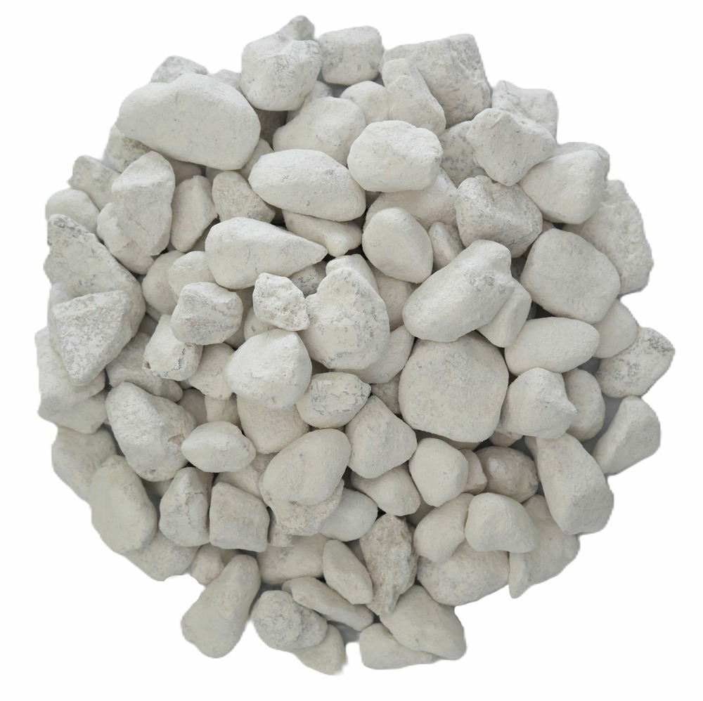 Lot de 4 sacs de 25 KG de galet roulé blanc provence 10/20