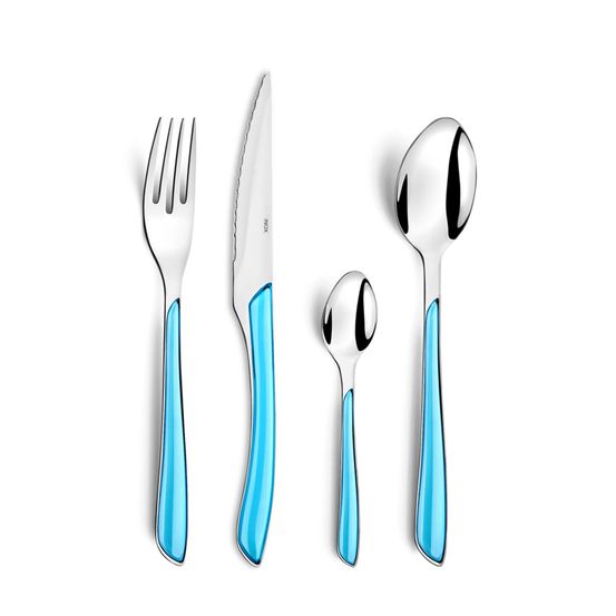 Eclat - coffret 24 pièces bleu turquoise