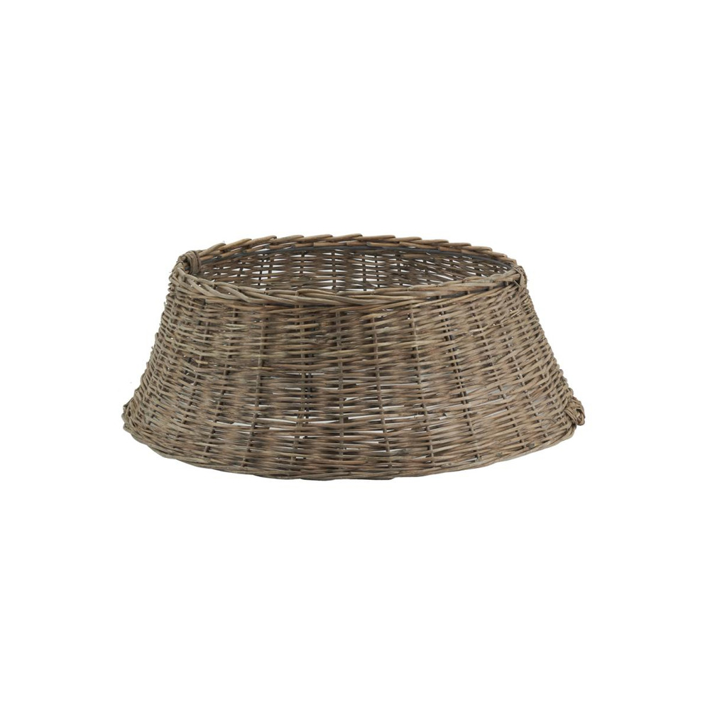 Cache-pied de sapin en osier