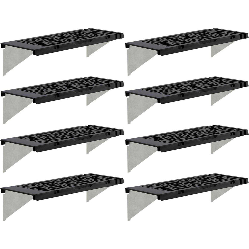 Kit d'étagère originale en polypropylène pour serre de jardin lot de 8 étagères