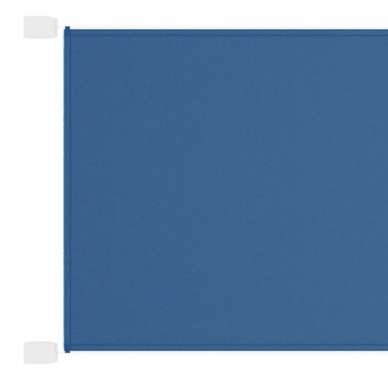 Auvent vertical bleu 60x360 cm tissu oxford