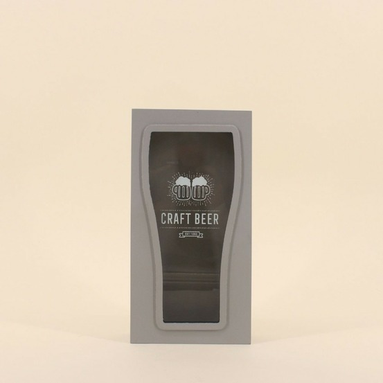 Objet déco collecteur de capsules 25x13cm