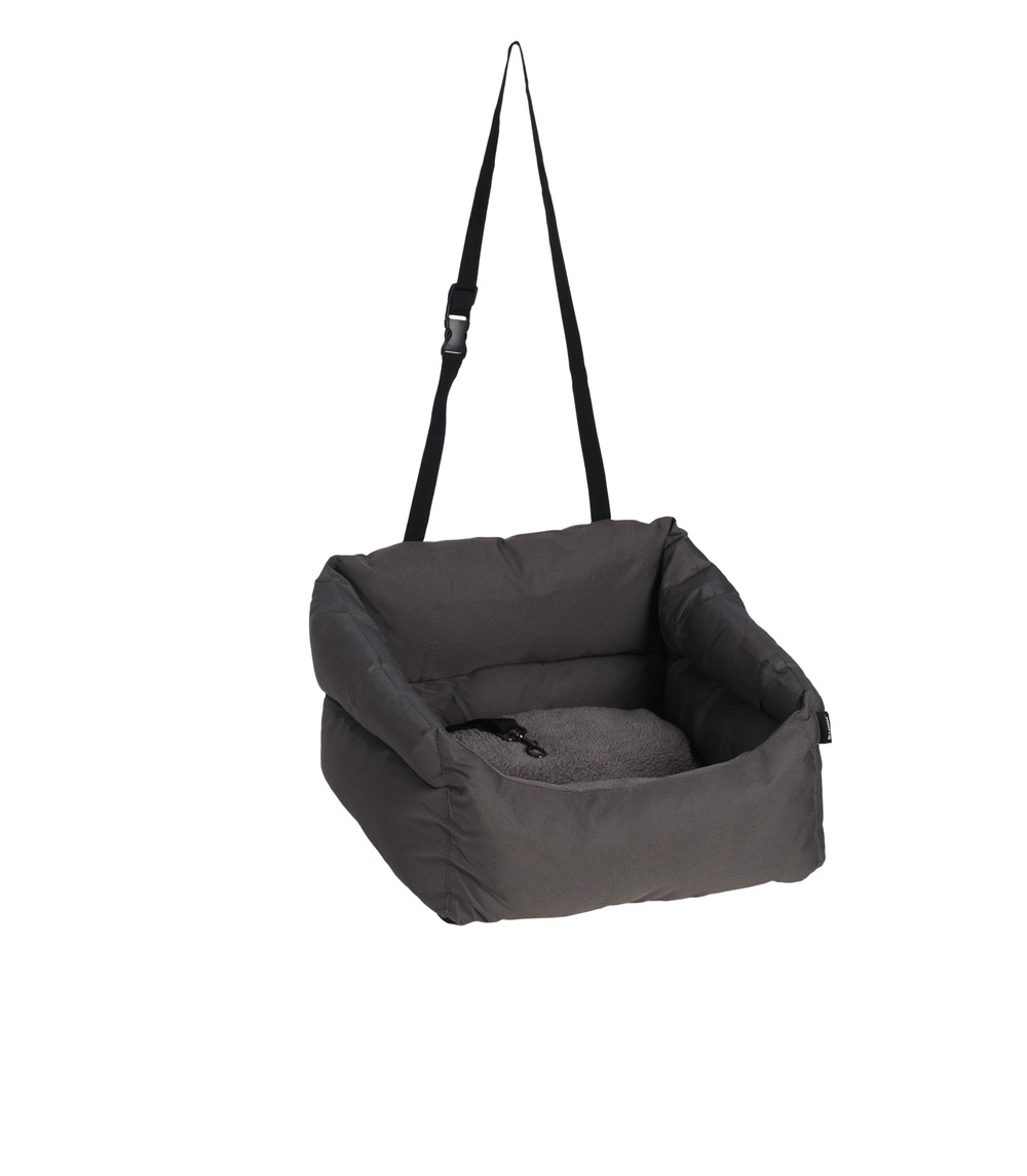 Siege auto voiture pour chien gris