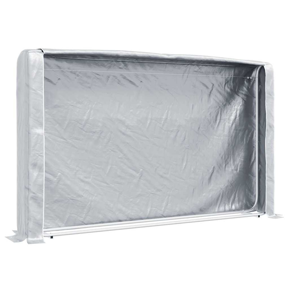 Portant de bois de chauffage et housse de pluie acier galvanisé