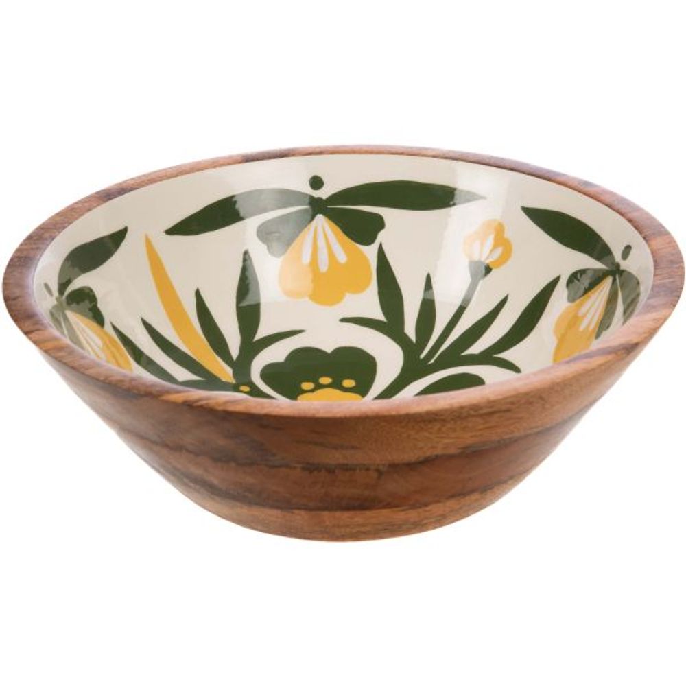 Saladier en bois de manguier 35 cm sofia