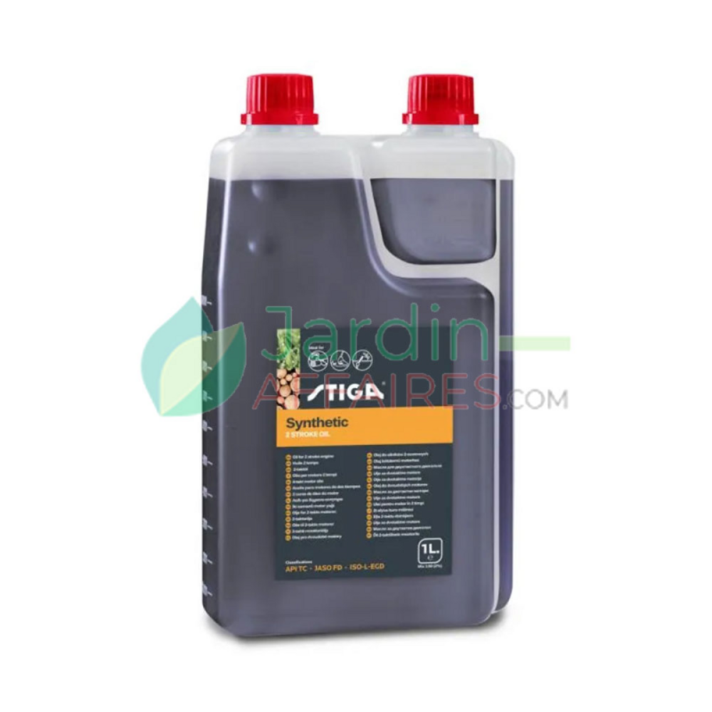 Huile synthétique 2 temps stiga 1l doseur – 1111923001