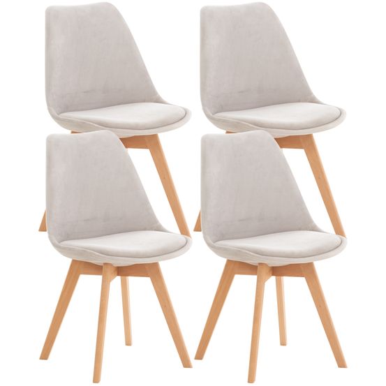 Ensemble de 4 chaises pranzo linares - élégance et confort