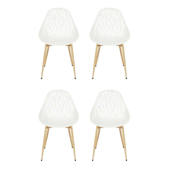 Lot de 4 chaises de jardin