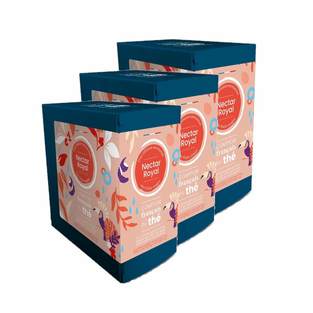 Infusion nectar royal - 20 sachets - comptoir français du thé