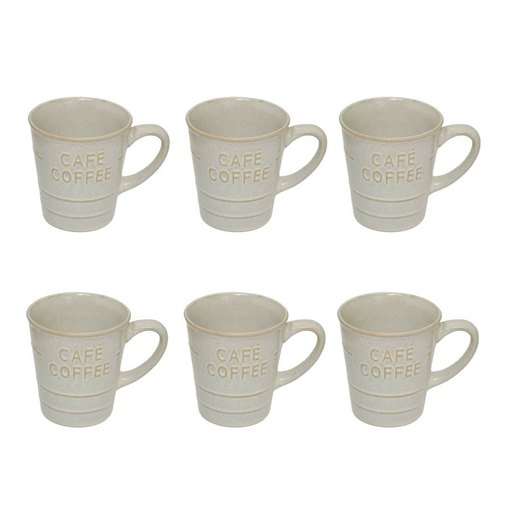 Lot de 6 mugs à café 