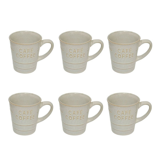 Lot de 6 mugs à café