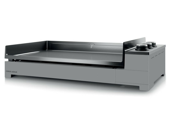 Plancha gaz 6600w plaque fonte émaillé 73.5x40.5cm - premiumg75ang