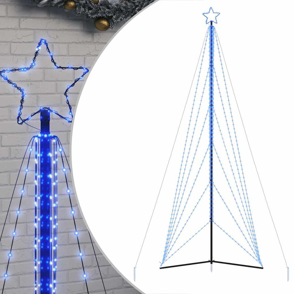 Sapin de noël à led 861 led bleu 478 cm