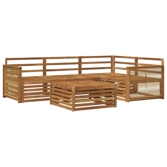 Ensemble de canapés d'extérieur 5 pc naturel