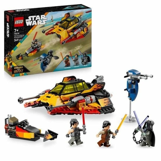 Lego star wars le snowspeeder en flammes