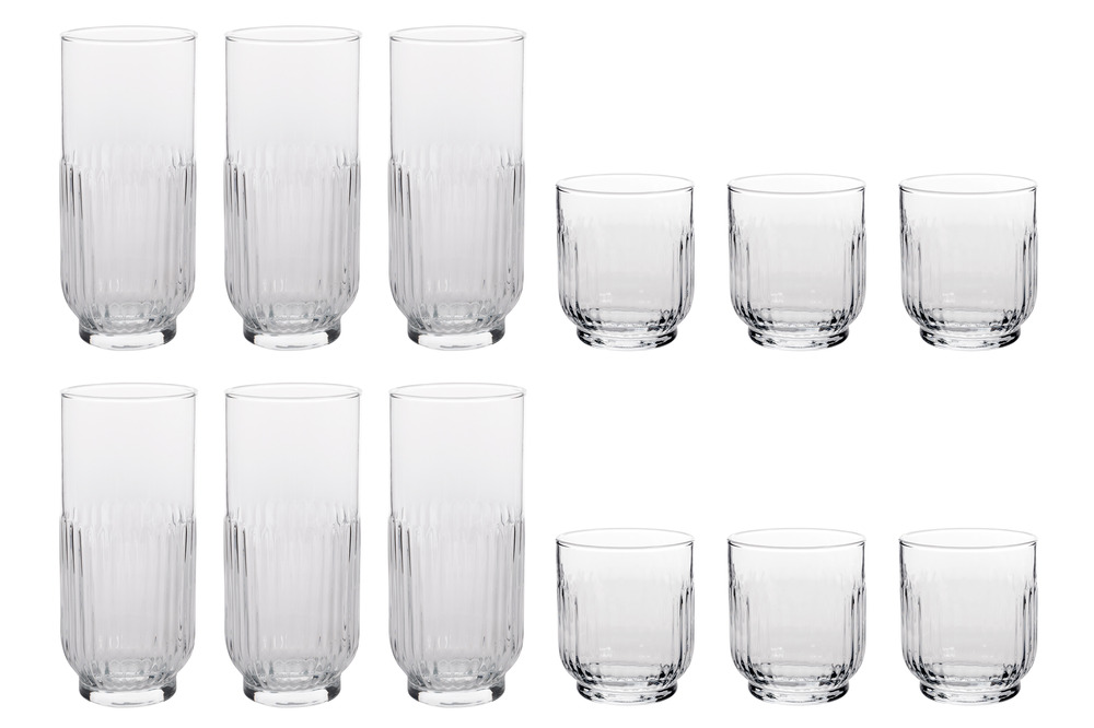 Cosy moments service de 12 verres martin, 6 personnes               