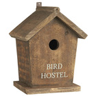 Nichoir bird hostel avec trou de toit incliné dimensions: l: 20 h: 26,5 p: 15