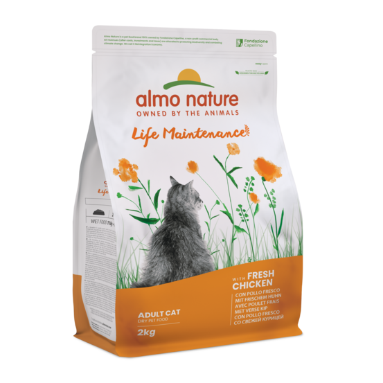 Almo nature - croquettes holistic maintenance au poulet pour chat 2kg