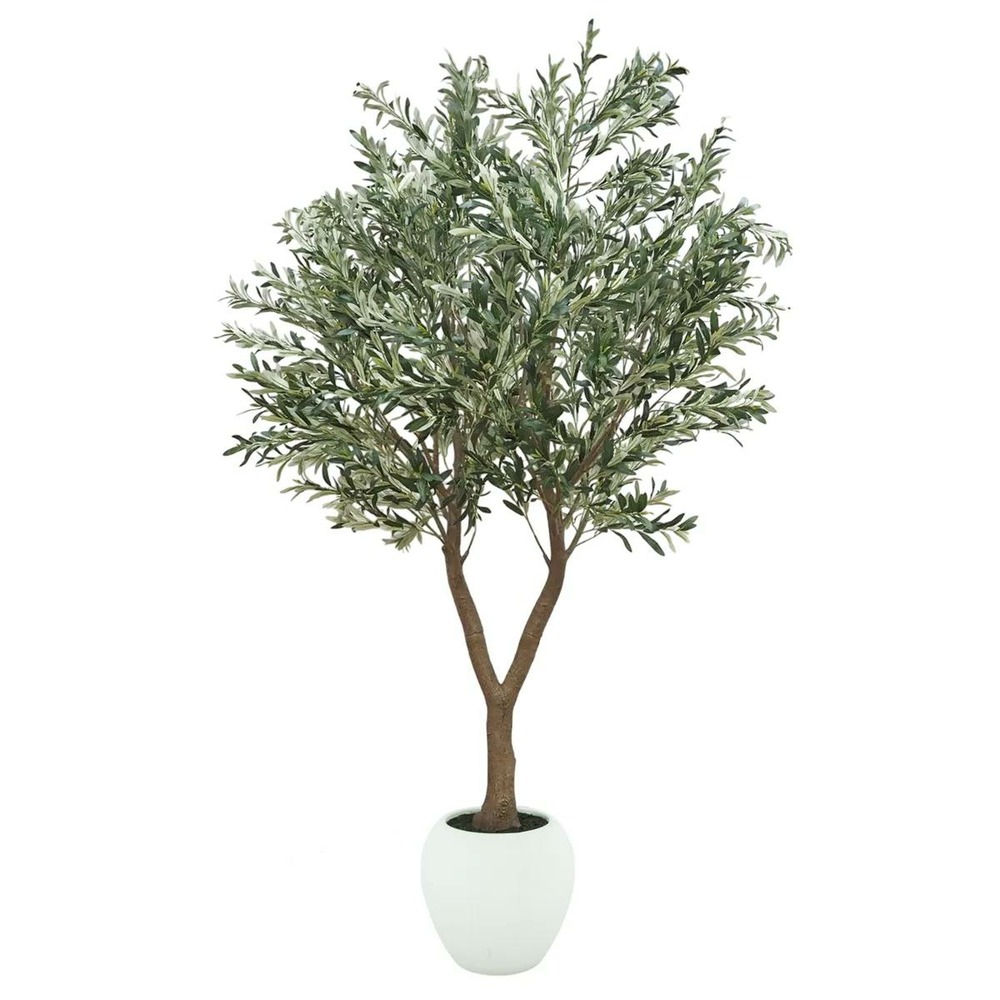 Olivier artificiel pot blanc 240cm