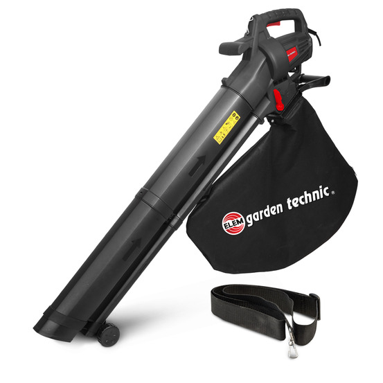 Aspirateur souffleur broyeur de feuilles 3000w - 270 km/h - 10:1 - sac 35l - ele