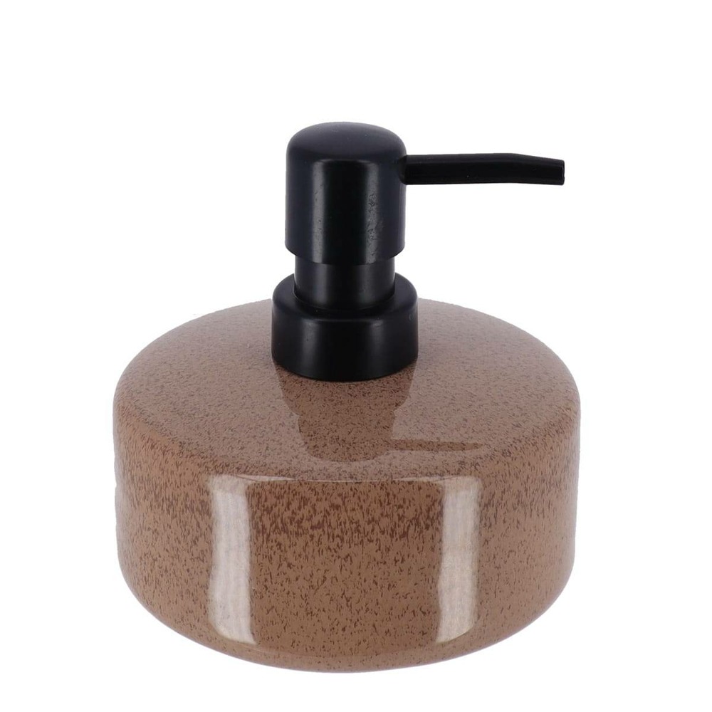 Distributeur a savon gres laque 400 ml - caramel
