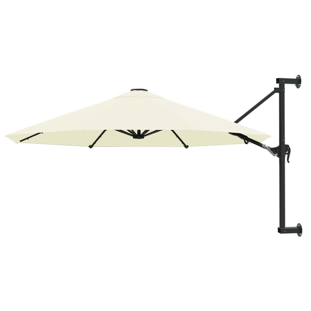 PARASOL MURAL AVEC MAT METAL 2-(868291)