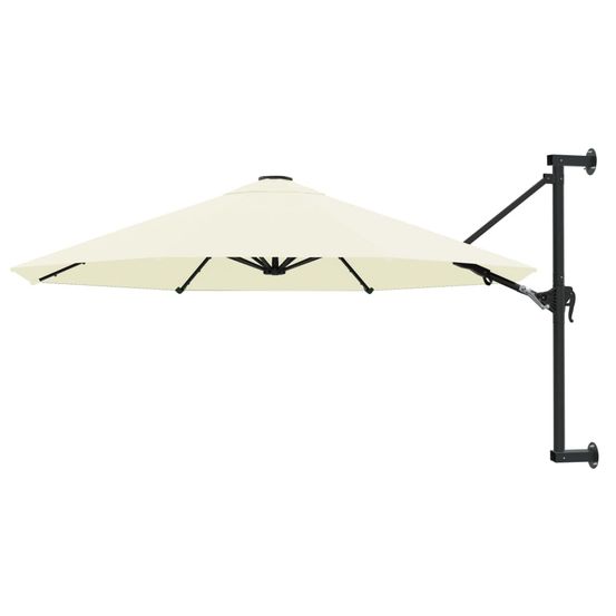 PARASOL MURAL AVEC MAT METAL 2-(868291)
