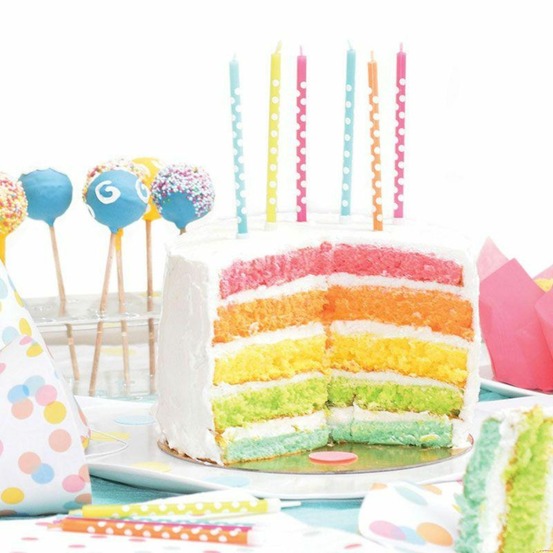 4 kits rainbow cake
