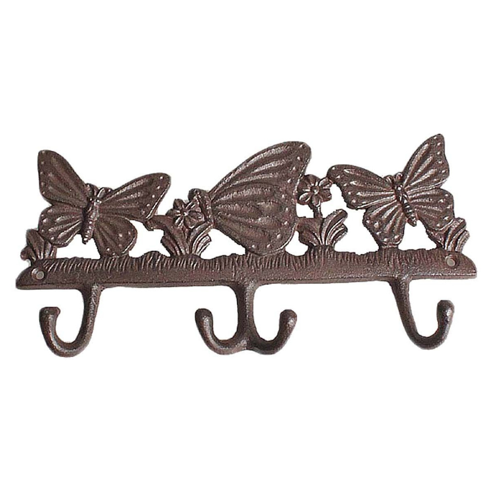 Patère famille papillon 4 crochets