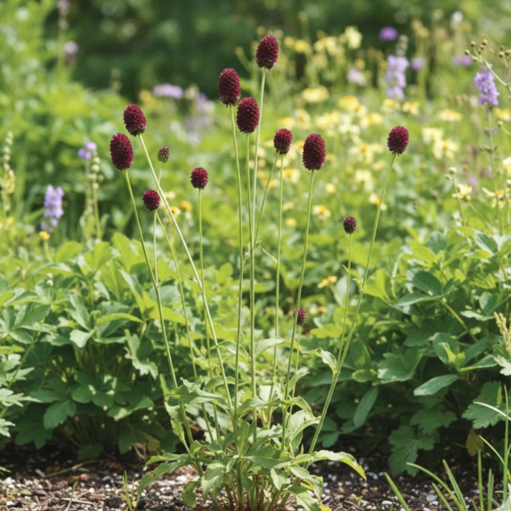 Sanguisorba - pimprenelle officinale lot de 3 godets