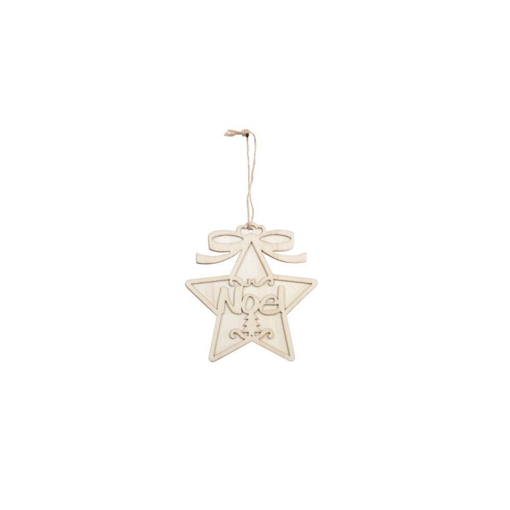 1 sujet a decorer etoile de noel