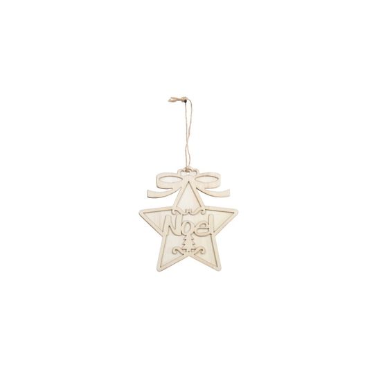 1 sujet a decorer etoile de noel