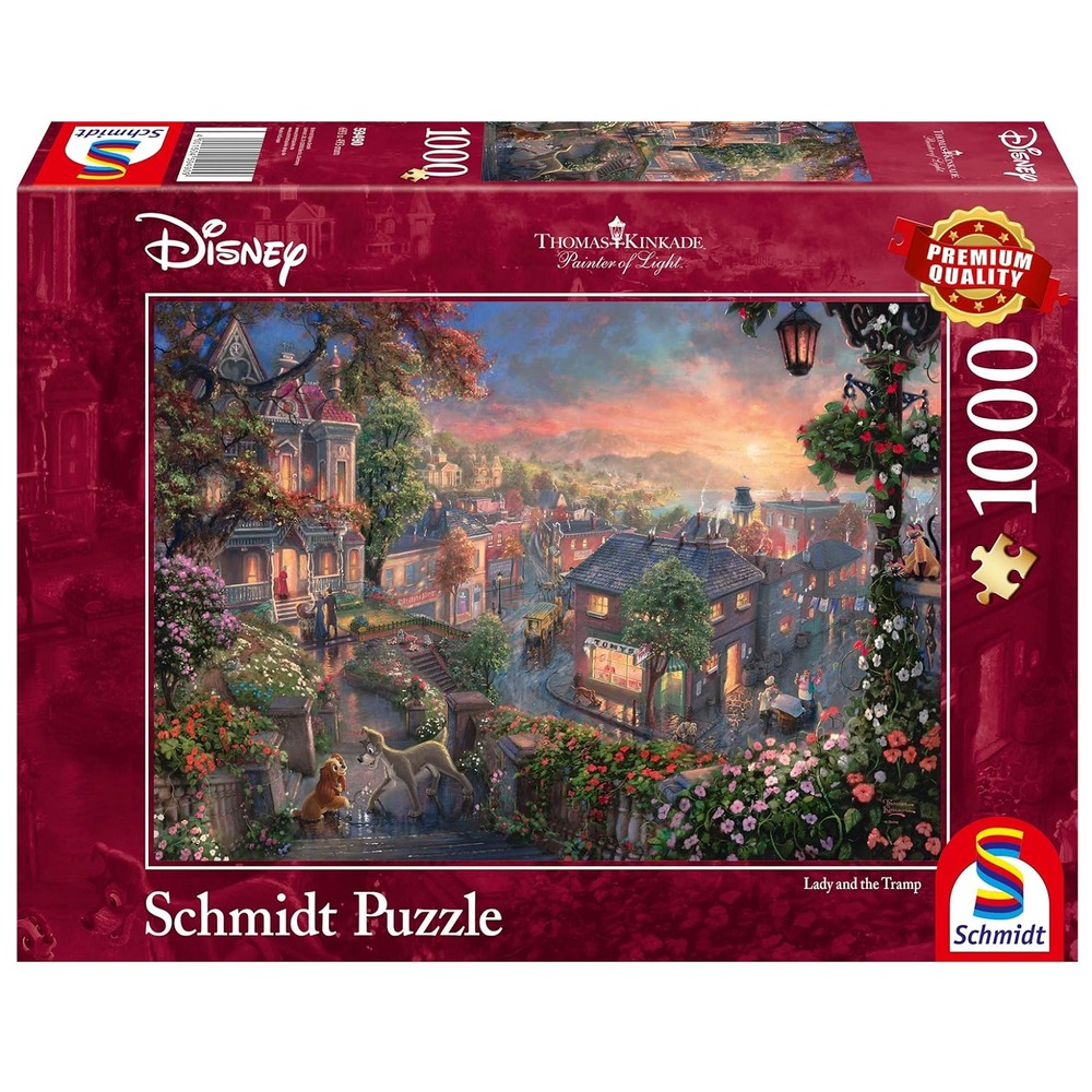 Puzzle la belle et le clochard 1000 pcs