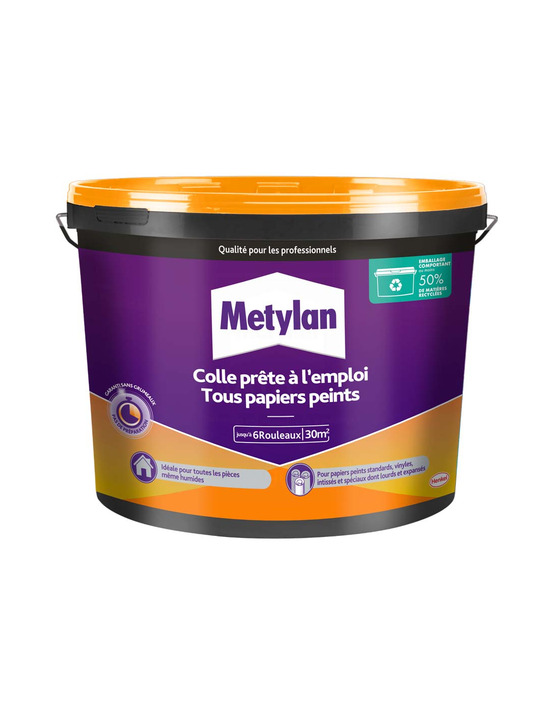 Colle tous papiers peints prête à l'emploi - metylan