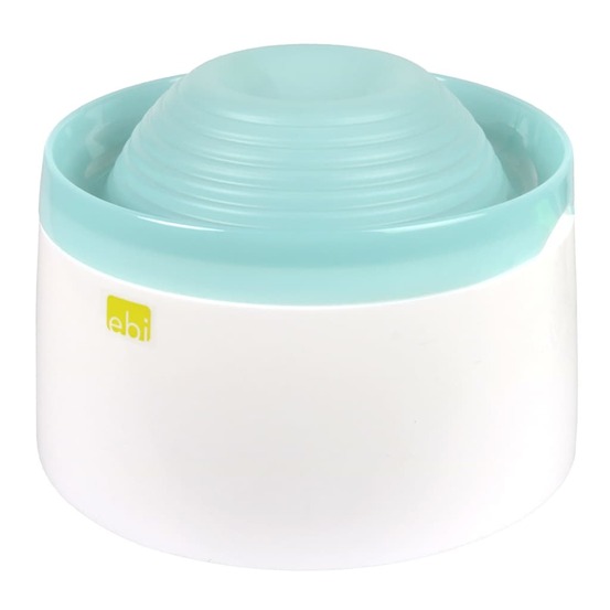Bol à eau pour animaux de compagnie mango 1,5 l bleu