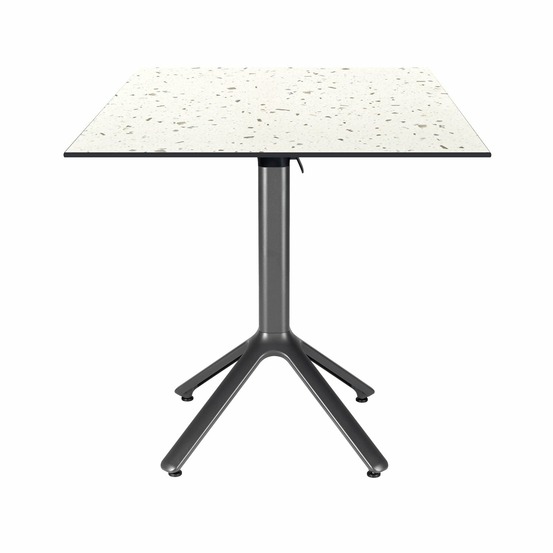 Restootab - table pliable nemo pour intérieur/extérieur terrazzo 70x70