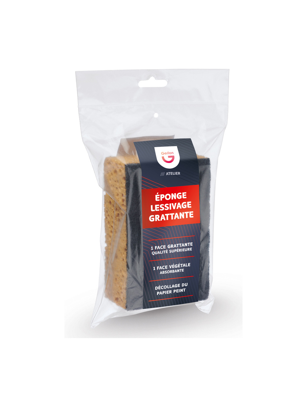 Eponge végétale grattante gros travaux - gerlon