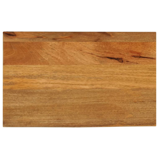 Dessus de table à bord vivant 60x30x3,8 cm bois massif manguier