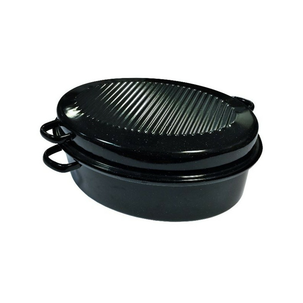 Daubière en acier émaillé 34cm noir - k32711034