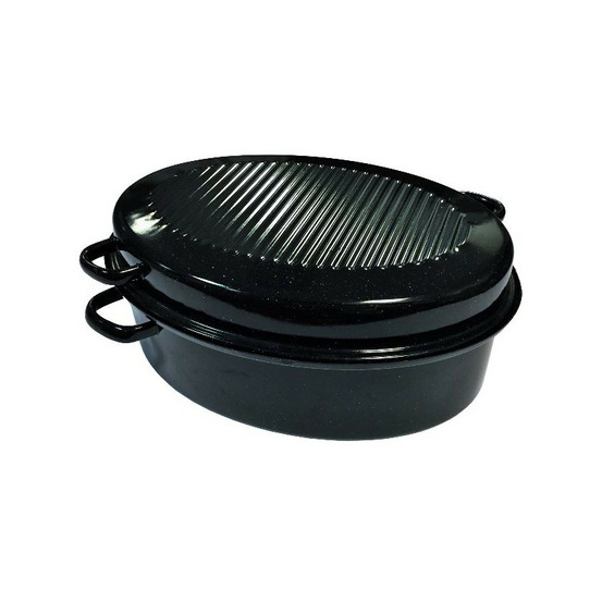 Daubière en acier émaillé 34cm noir - k32711034