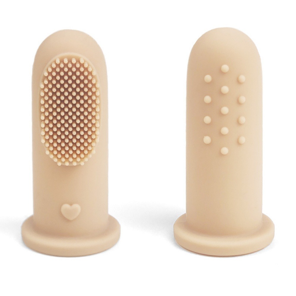 Brosse à dents silicone pour animal de compagnie transparente