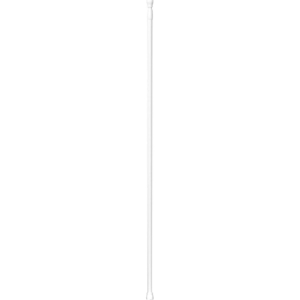 Barre de douche aluminium 135-250cm - blanc