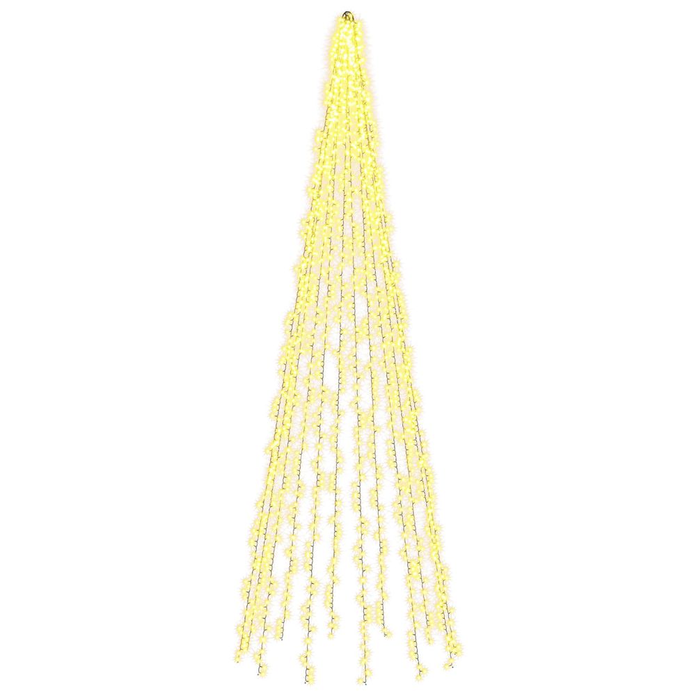 Guirlandes lumineuses pour sapin de noël avec 12 led 1608 led