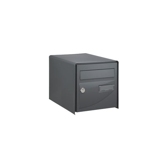 Boîte aux lettres probat simple face gris 7016 - decayeux