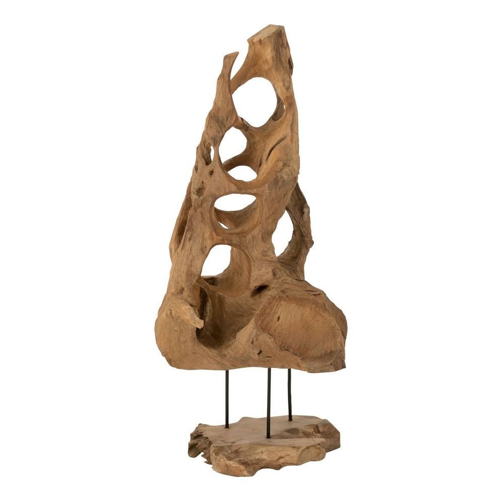 Cône déco en bois 