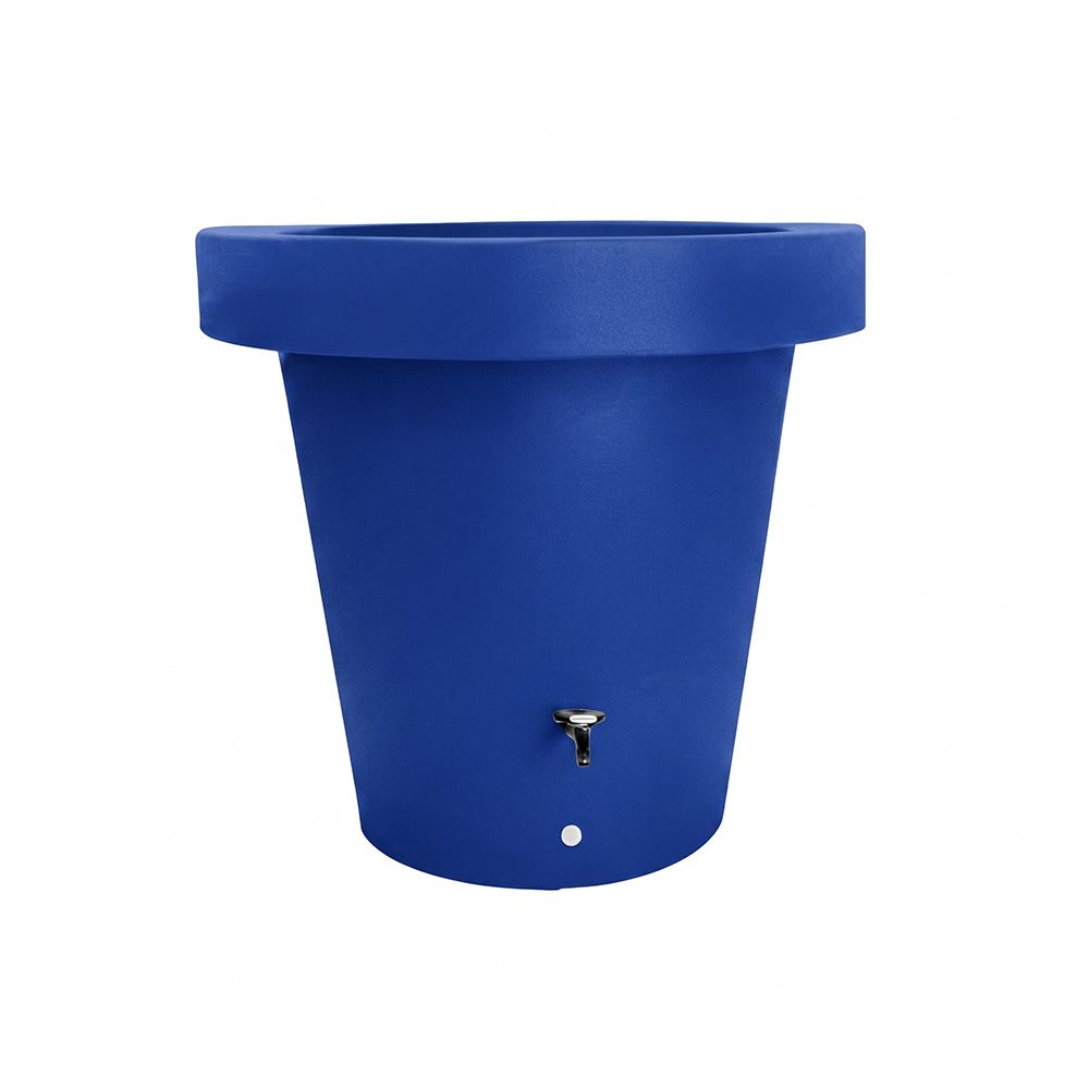 Récupérateur d'eau 2-en-1 420l lluvia + kit complet - plast'up rotomoulage