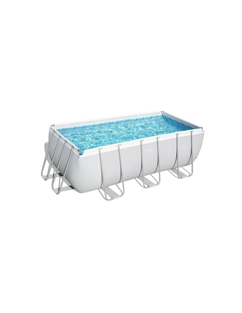 Piscine tubulaire rectangulaire bestway power steel 4,12 x 2,01 x 1,22