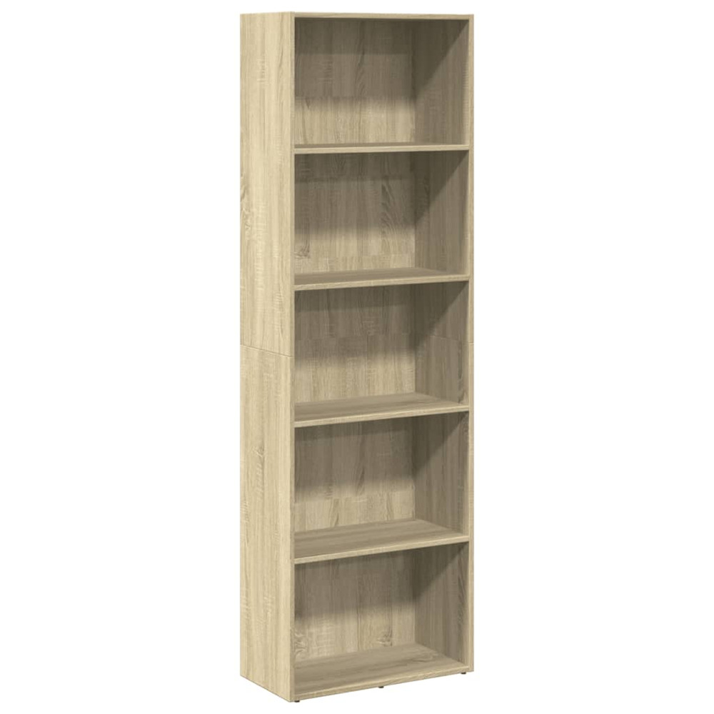 Bibliothèque chêne sonoma 60x30x189 cm bois d'ingénierie